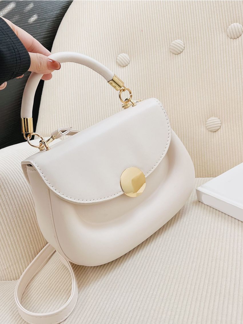 Minimalist Flap Saddle Bag