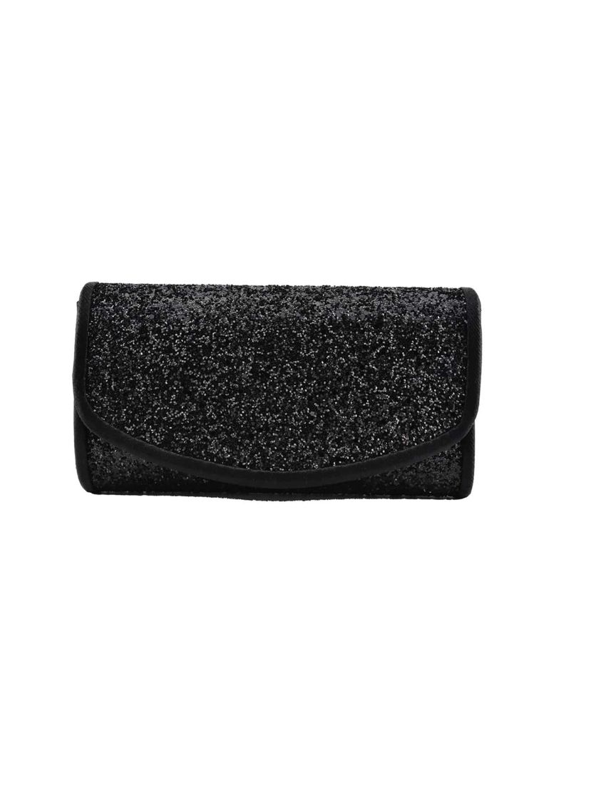 Glitter Flap Evening Bag