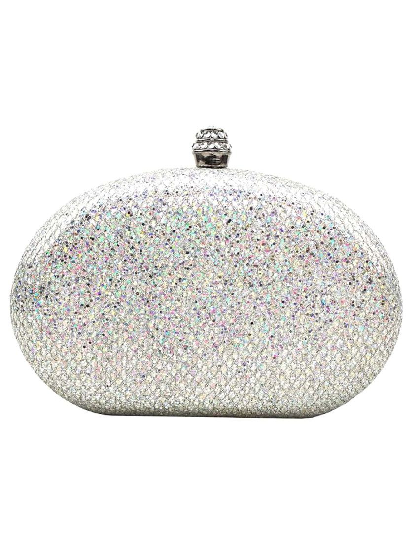 Mini Glitter Rhinestone Decor Box Bag