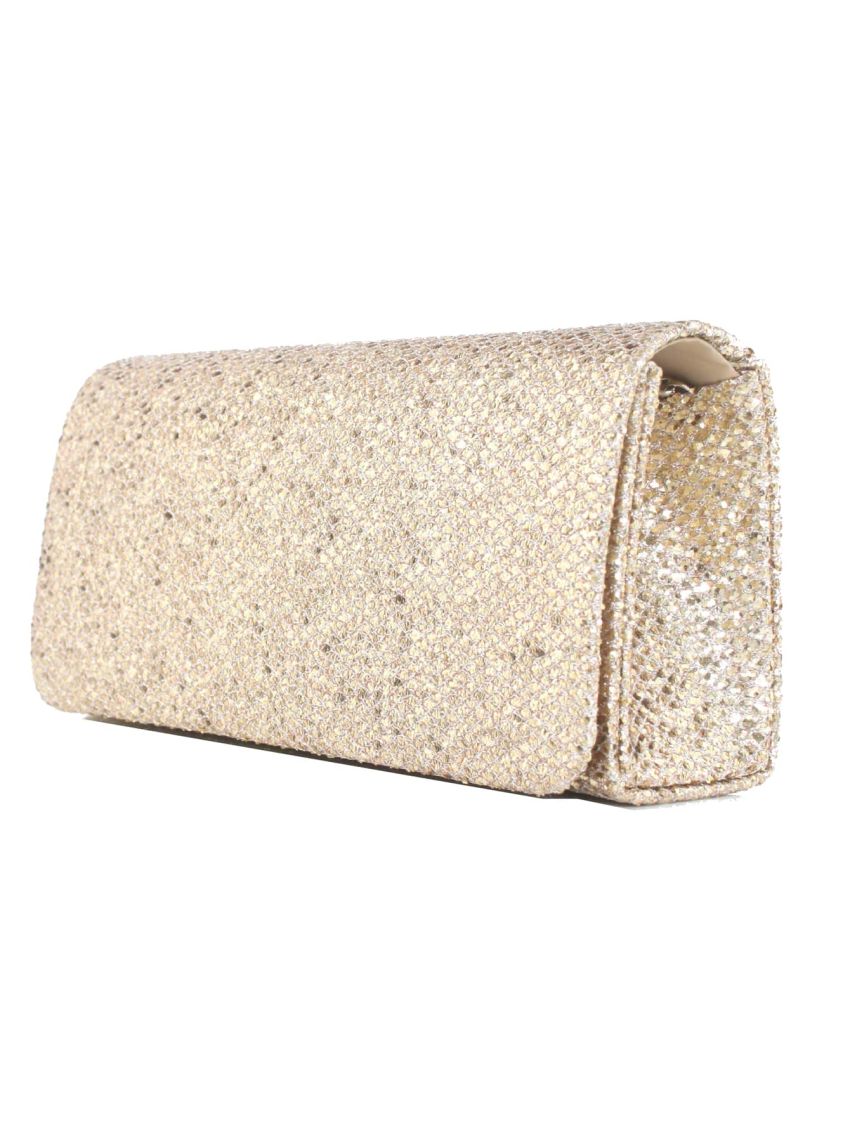 Glitter Flap Chain Square Bag