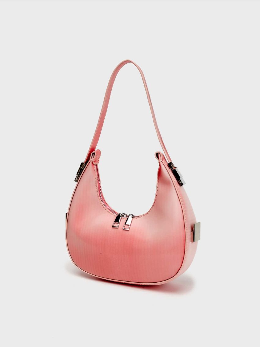 Ombre Pattern Hobo Bag