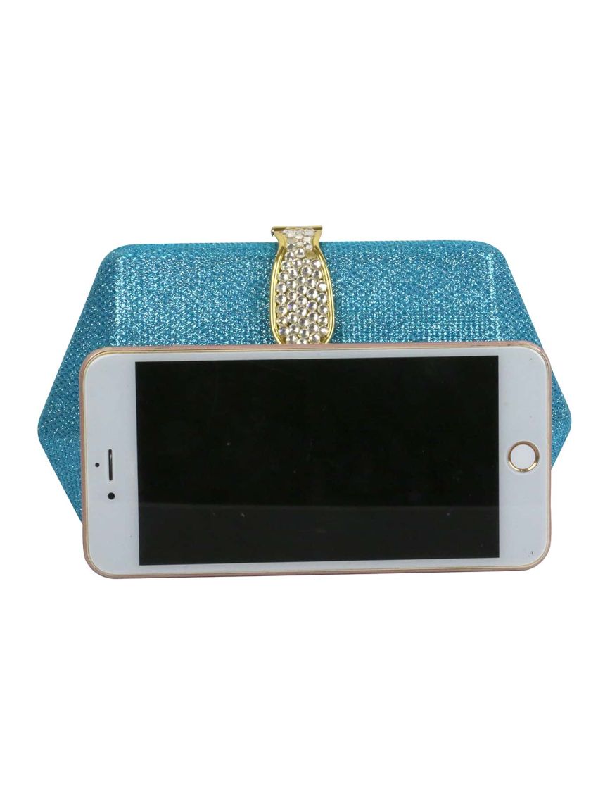 Mini Glitter Rhinestone Decor Box Bag