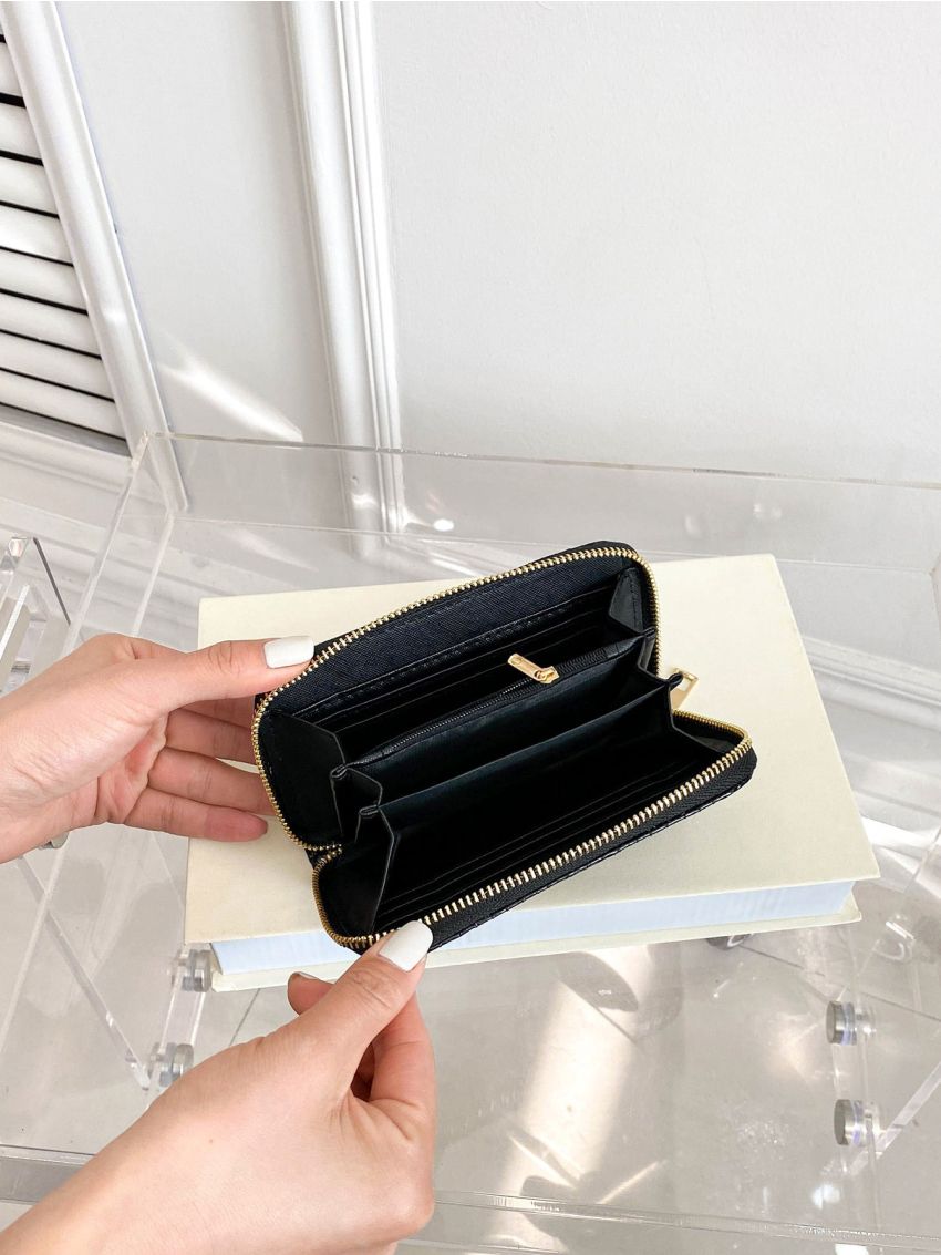 Litchi Embossed Tree Decor Card Holder