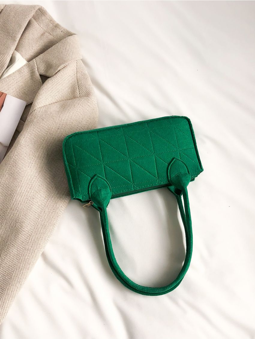 Minimalist Felt Baguette Bag