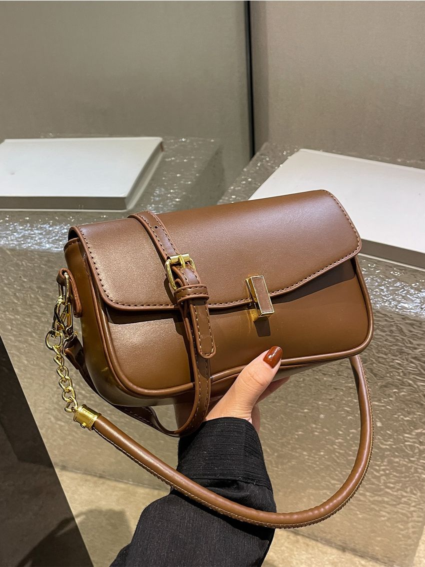 Minimalist Flap Square Bag