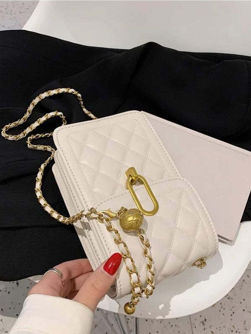 Quilted Flap Phone Wallet