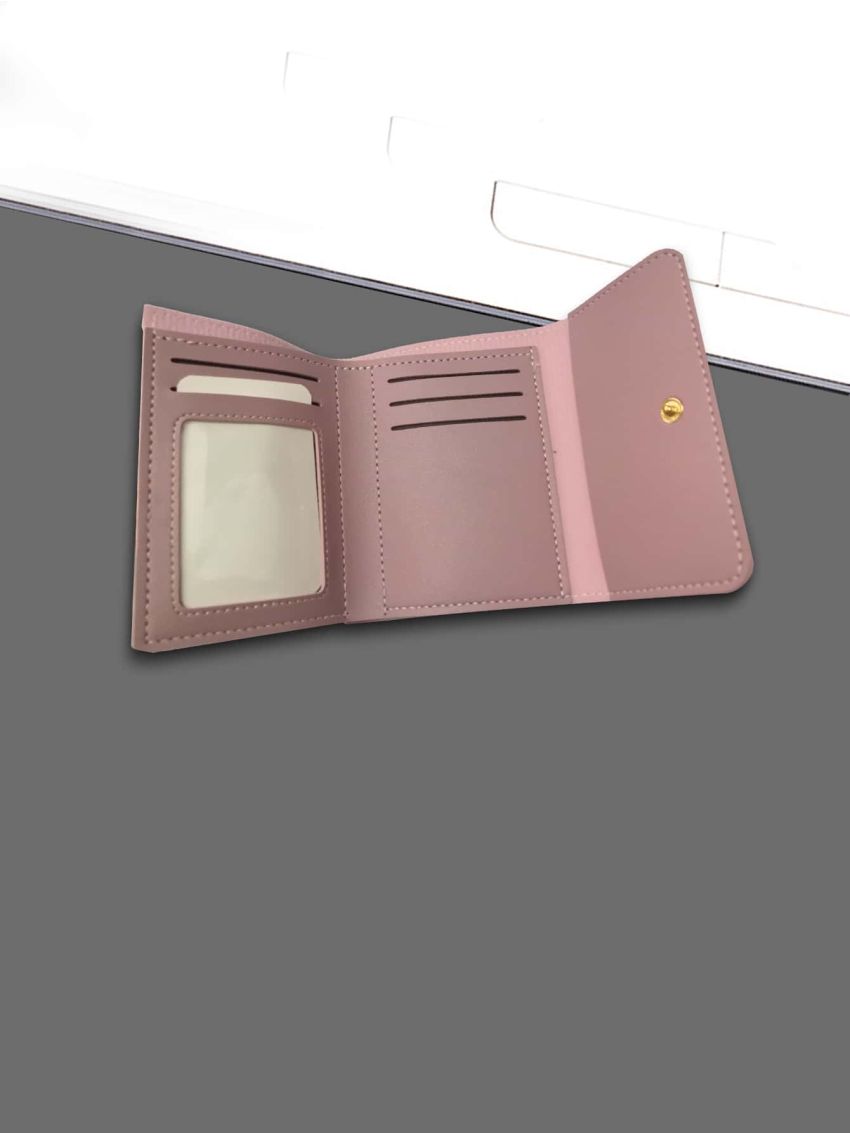 Litchi Embossed Small Wallet