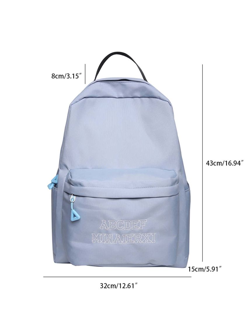 Letter Graphic Functional Backpack