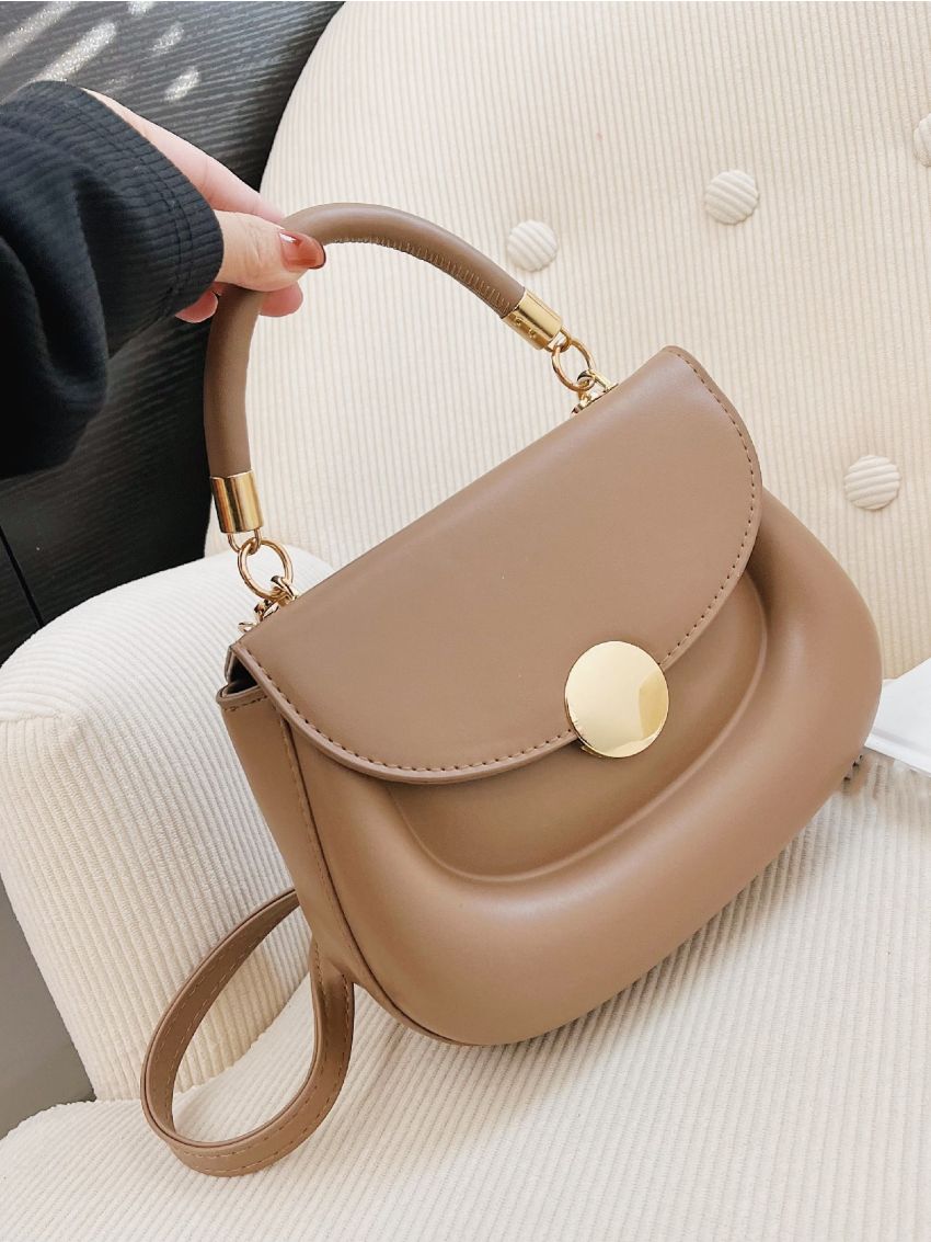 Minimalist Flap Saddle Bag