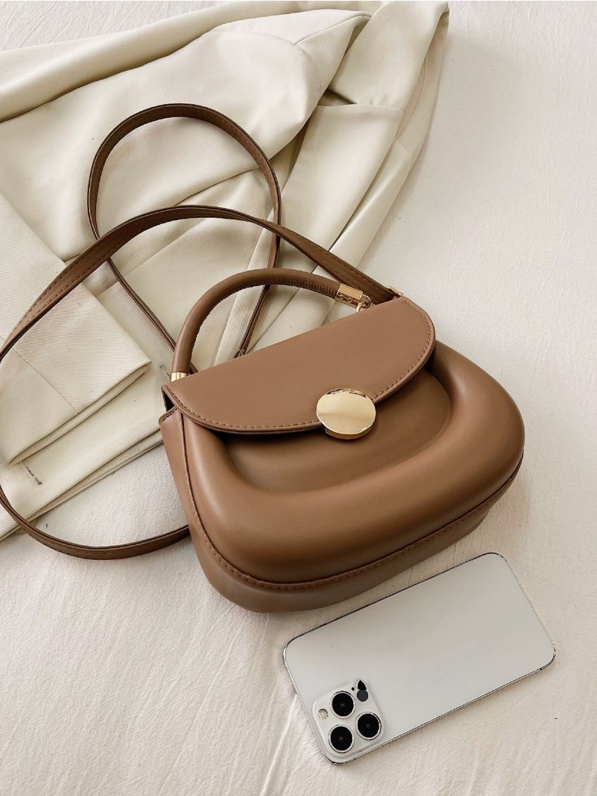 Minimalist Flap Saddle Bag