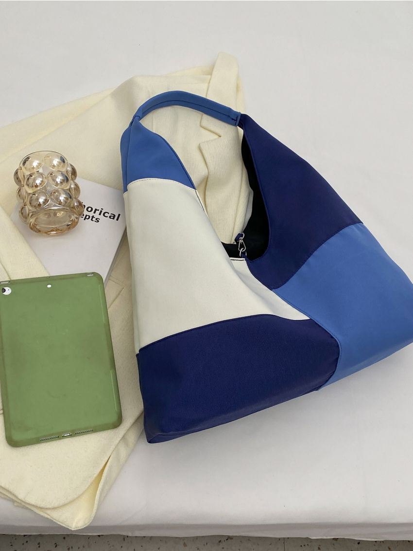 Two Tone Hobo Bag