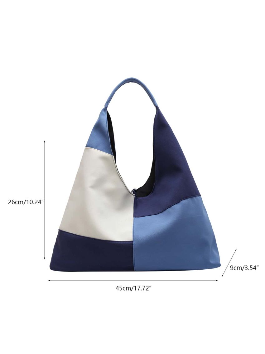 Two Tone Hobo Bag