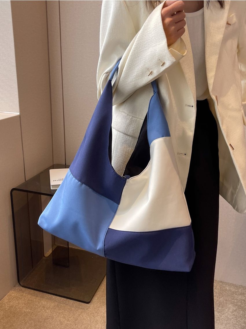 Two Tone Hobo Bag