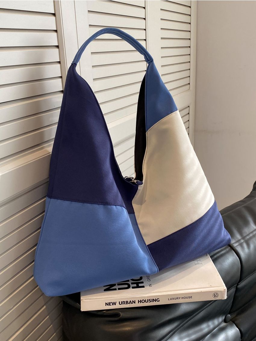 Two Tone Hobo Bag