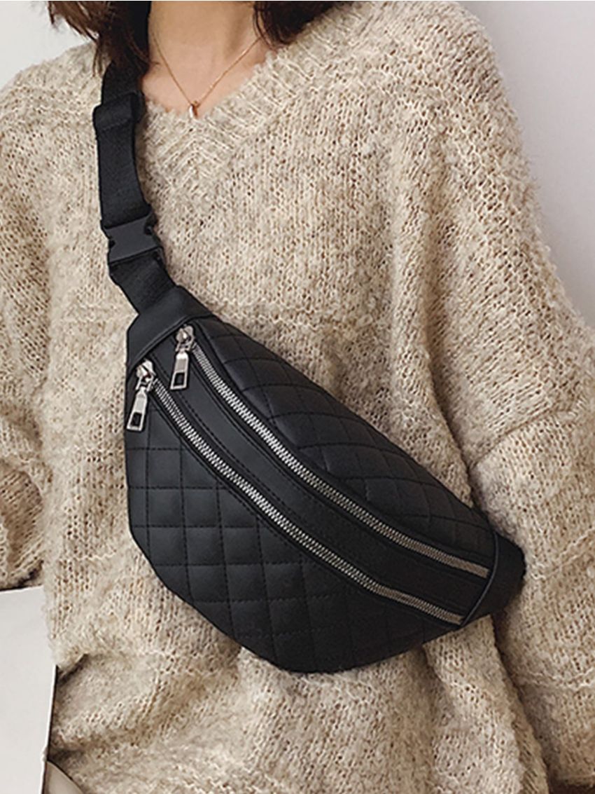 Minimalist Quilted Fanny Pack
