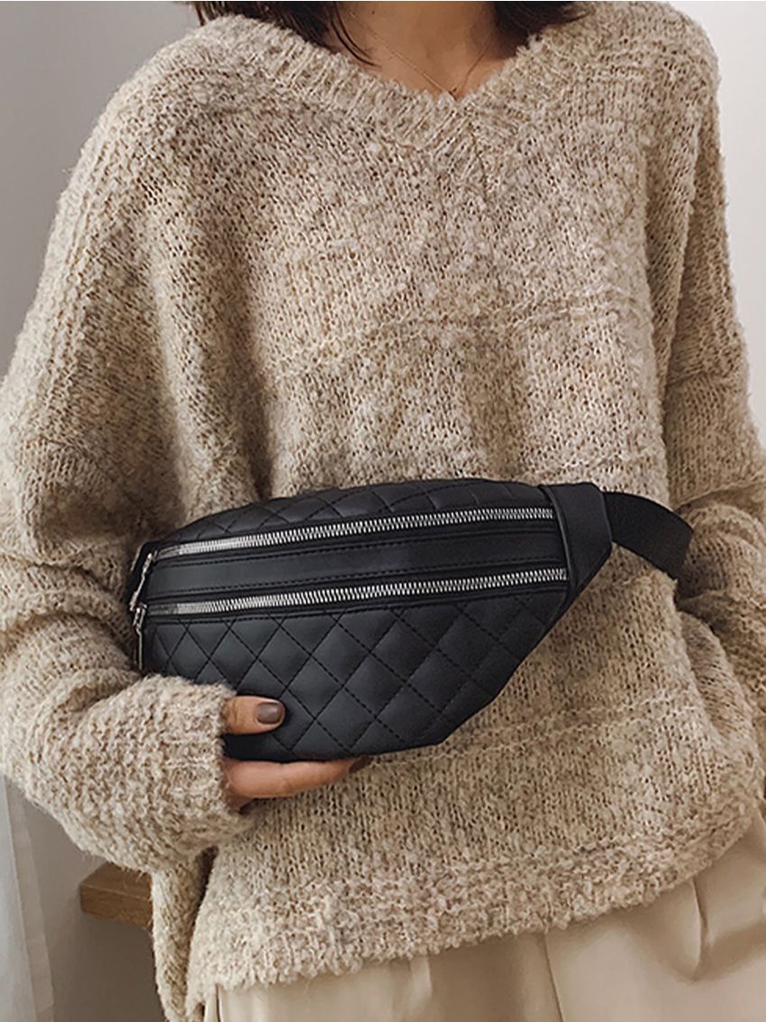 Minimalist Quilted Fanny Pack