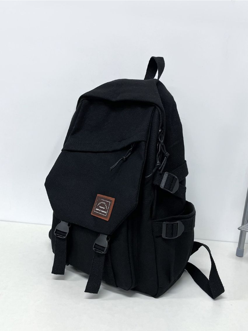 Men Letter Patch Decor Casual Daypack