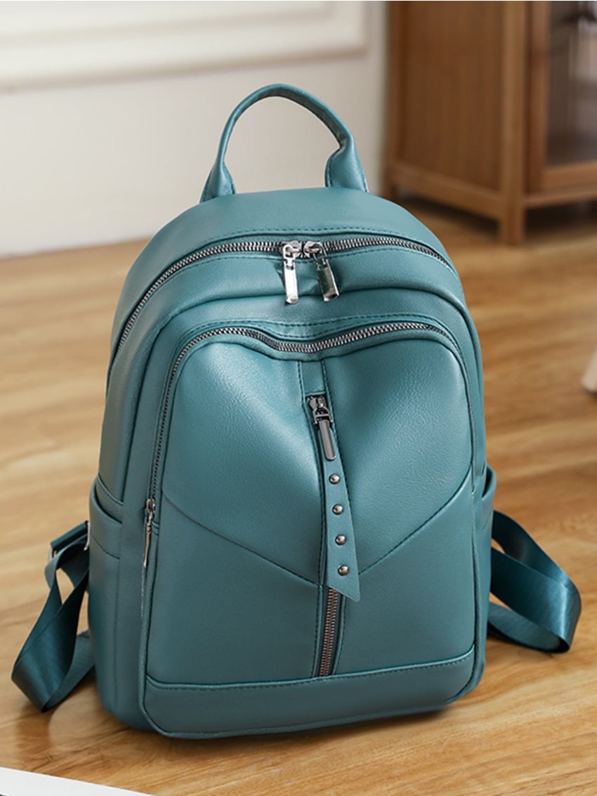 Studded Detail Classic Backpack