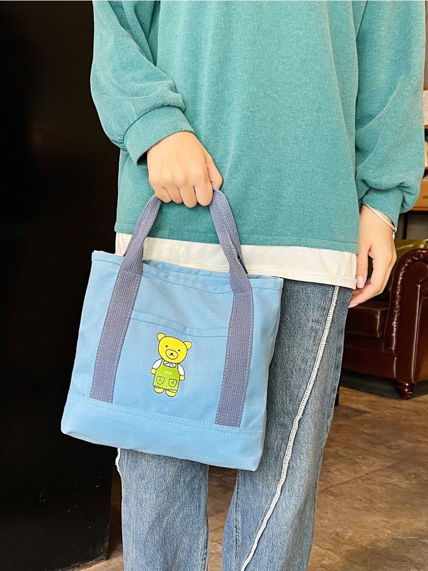 Cartoon Graphic Square Bag