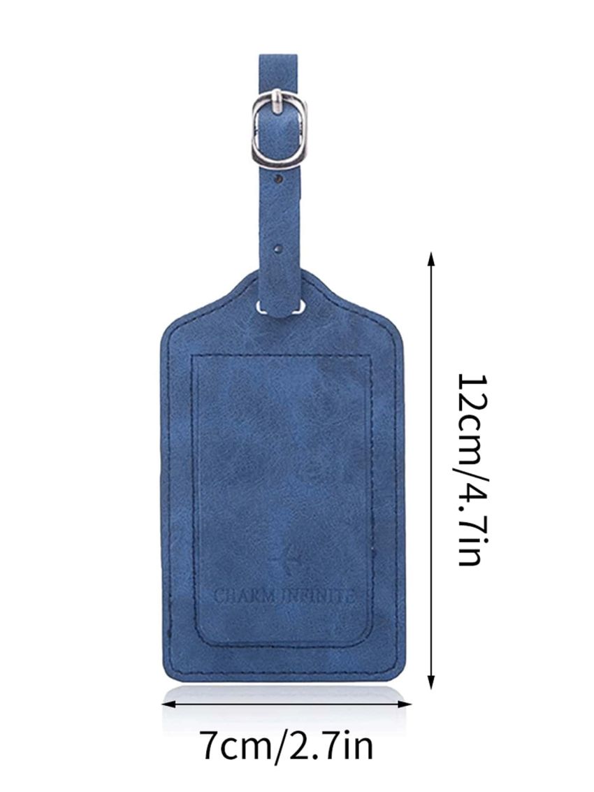PU Luggage Tag Privacy Protection Travel Bag Label Suitcase Tag