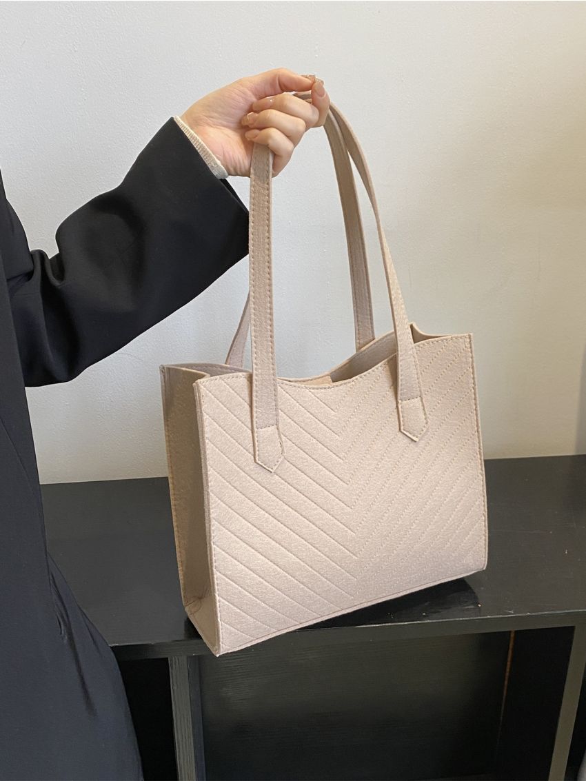 Chevron Detail Square Bag