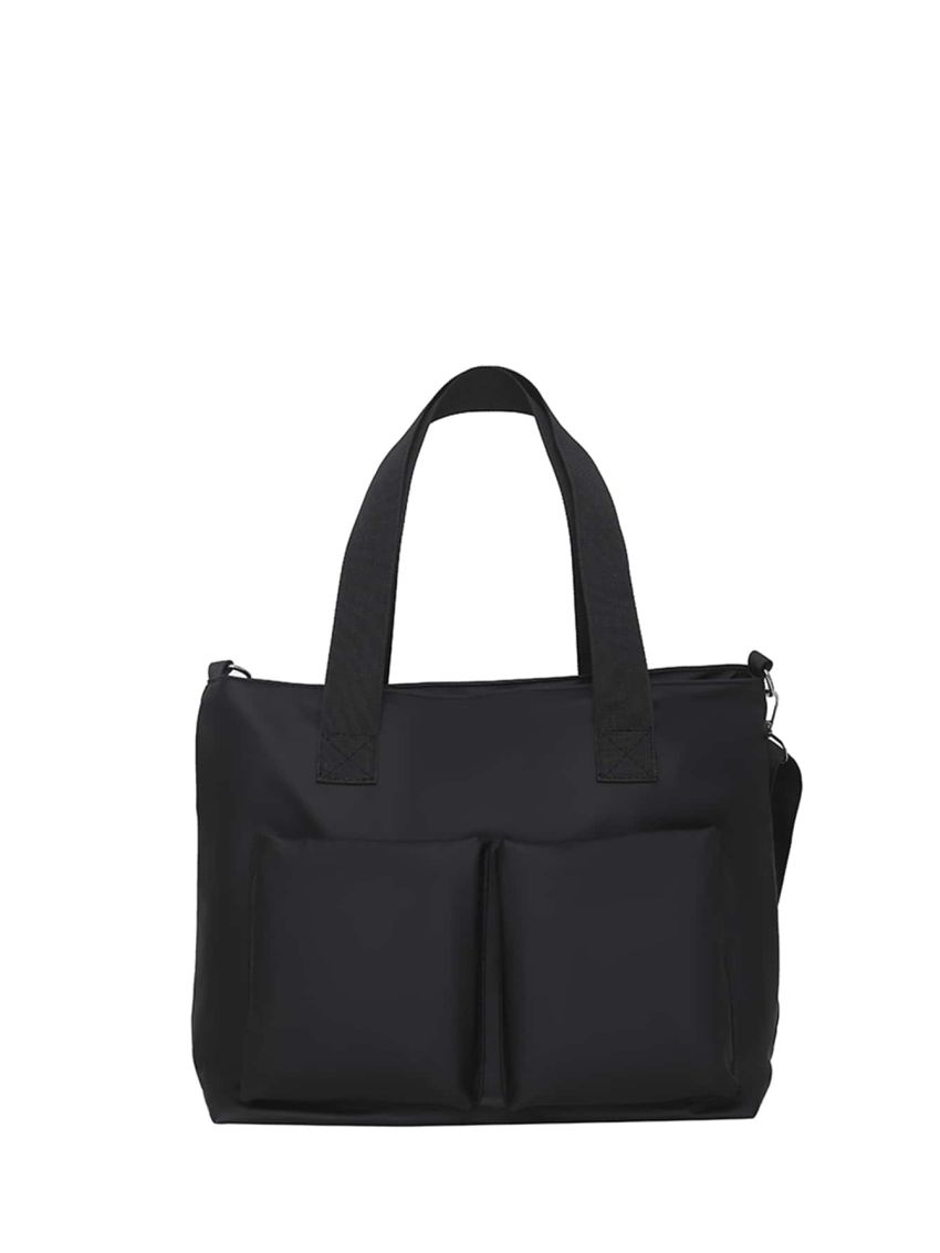 Pocket Front Shopper Bag