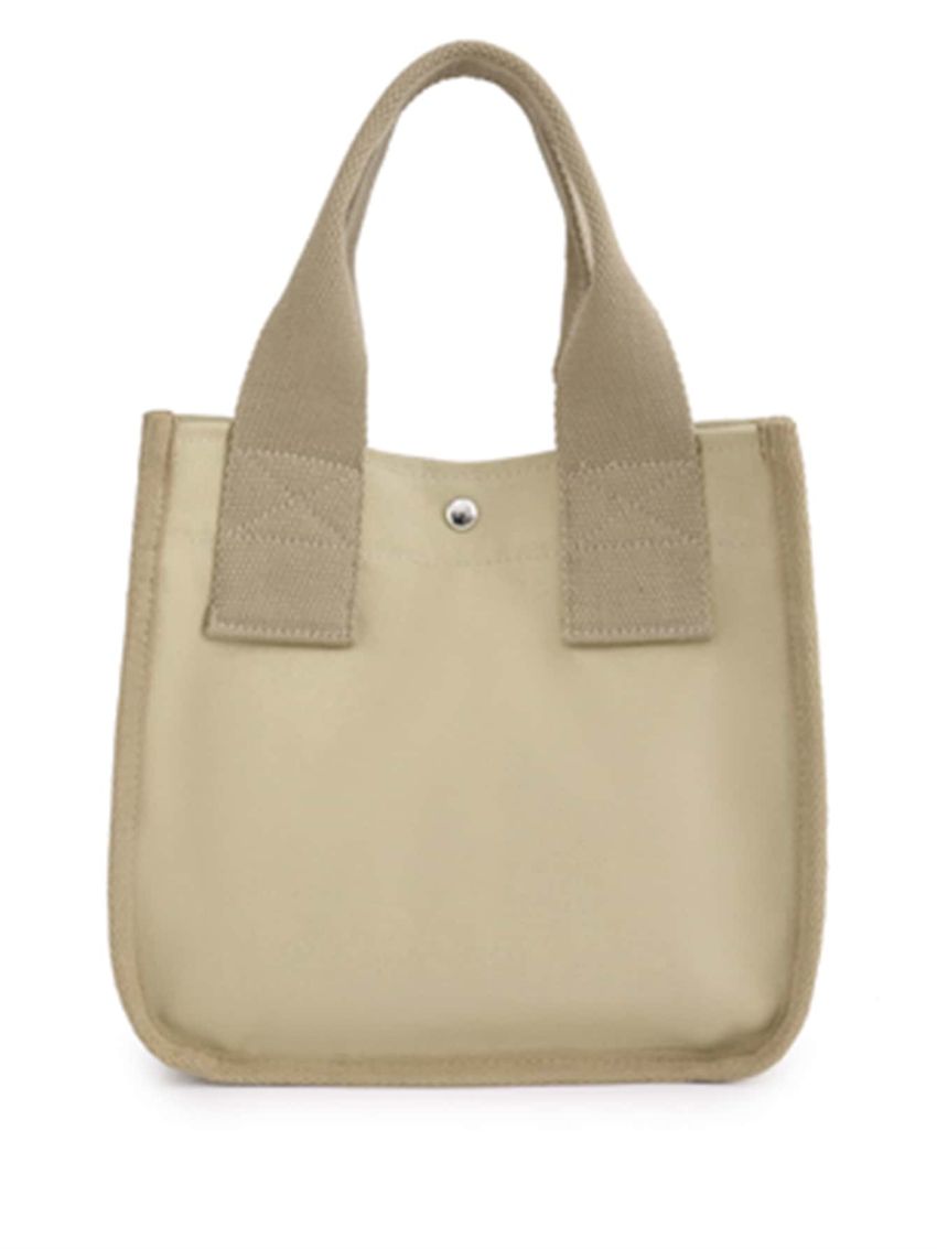 Minimalist Satchel Bag With Bag Charm