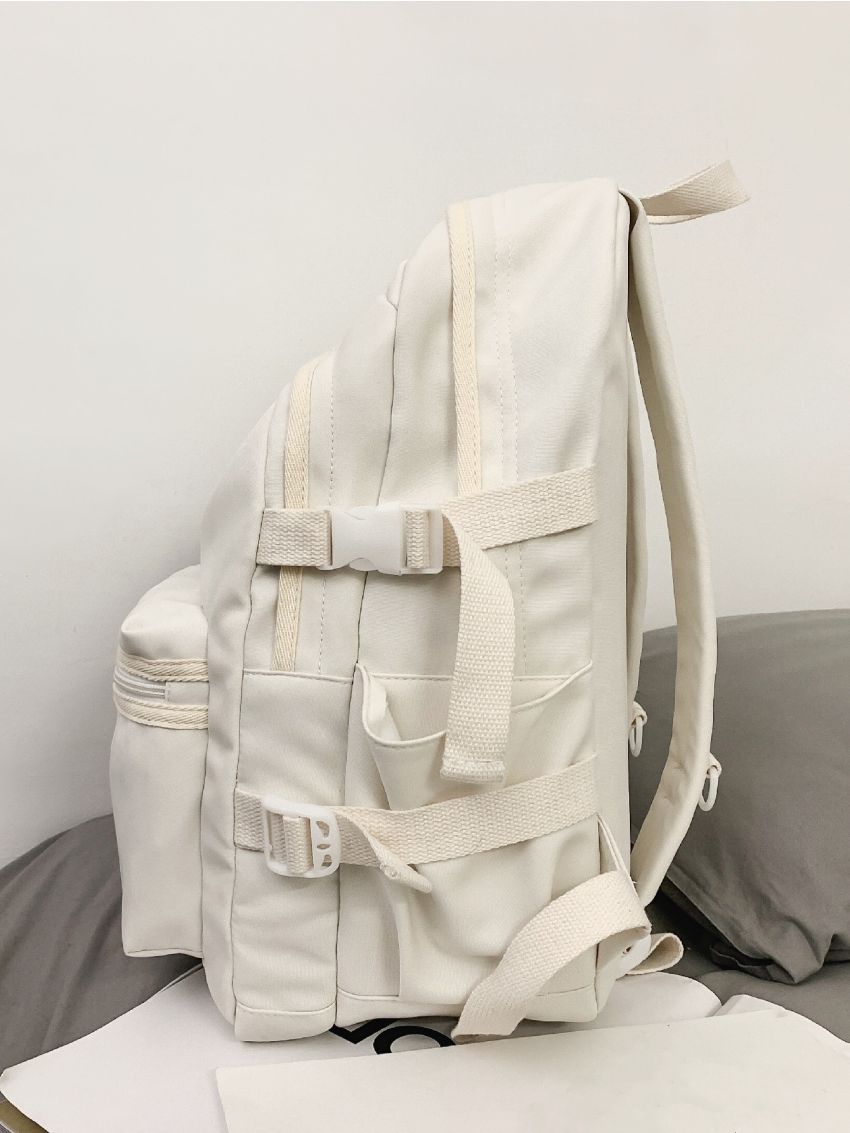 Letter Graphic Functional Backpack