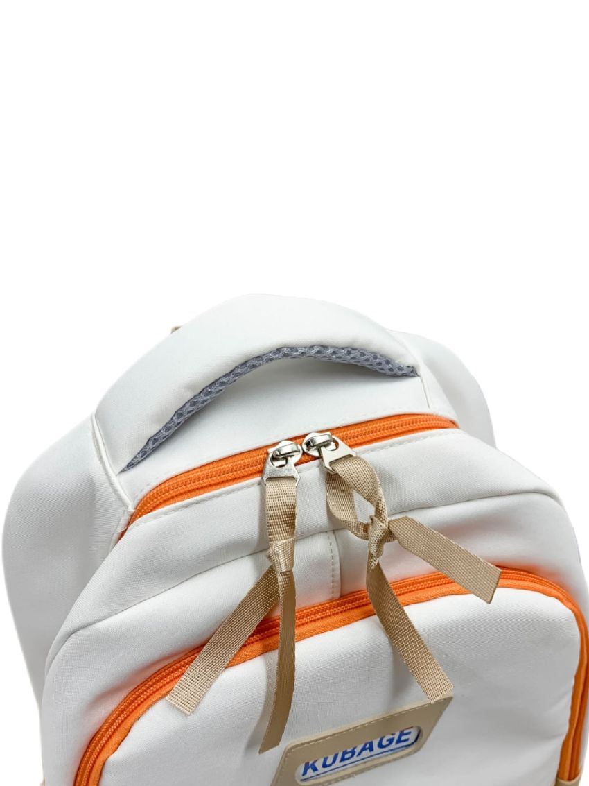 Letter Patch Decor Functional Backpack