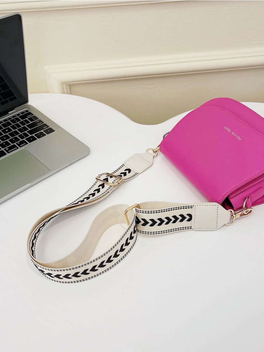 Geometric Pattern Bag Strap