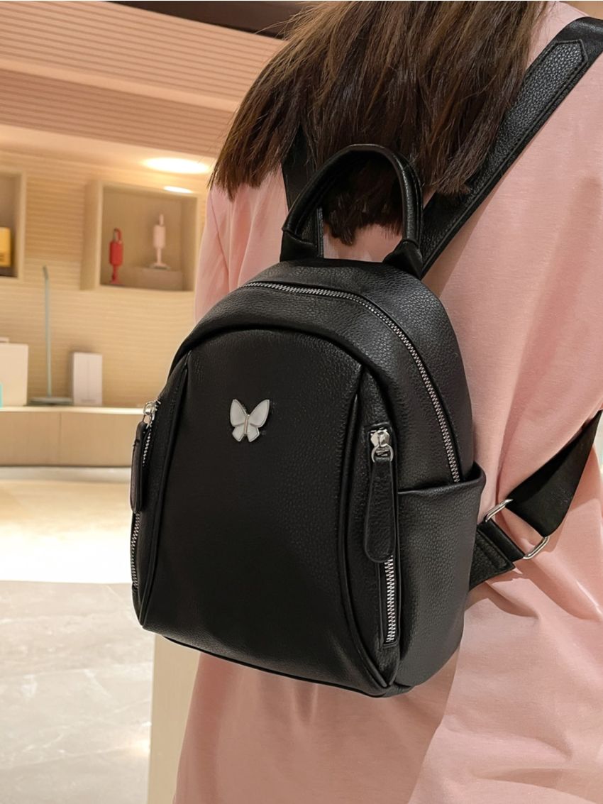 Butterfly Decor Functional Backpack