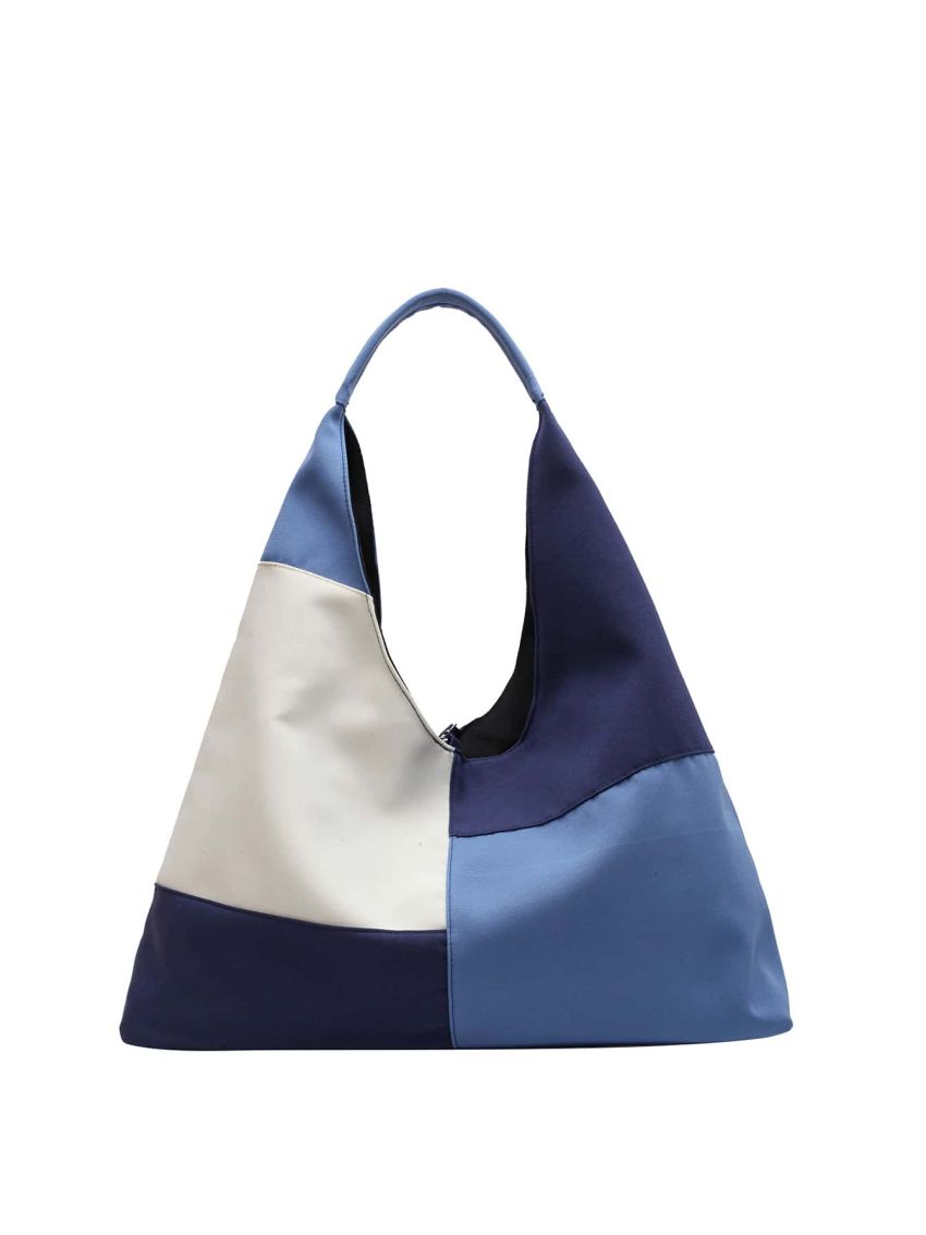 Colorblock Hobo Bag