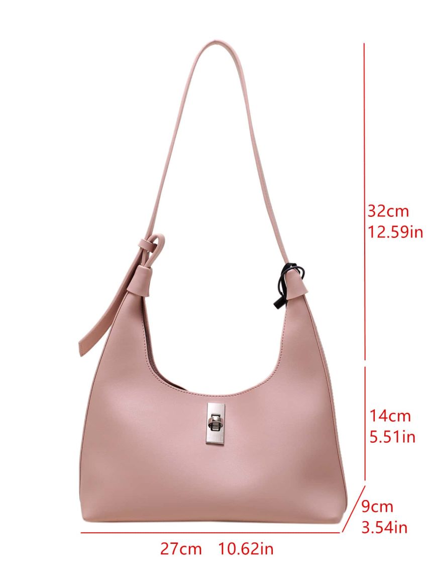 Twist Lock Hobo Bag