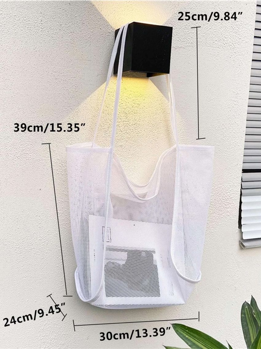 Minimalist Mesh Shopper Bag