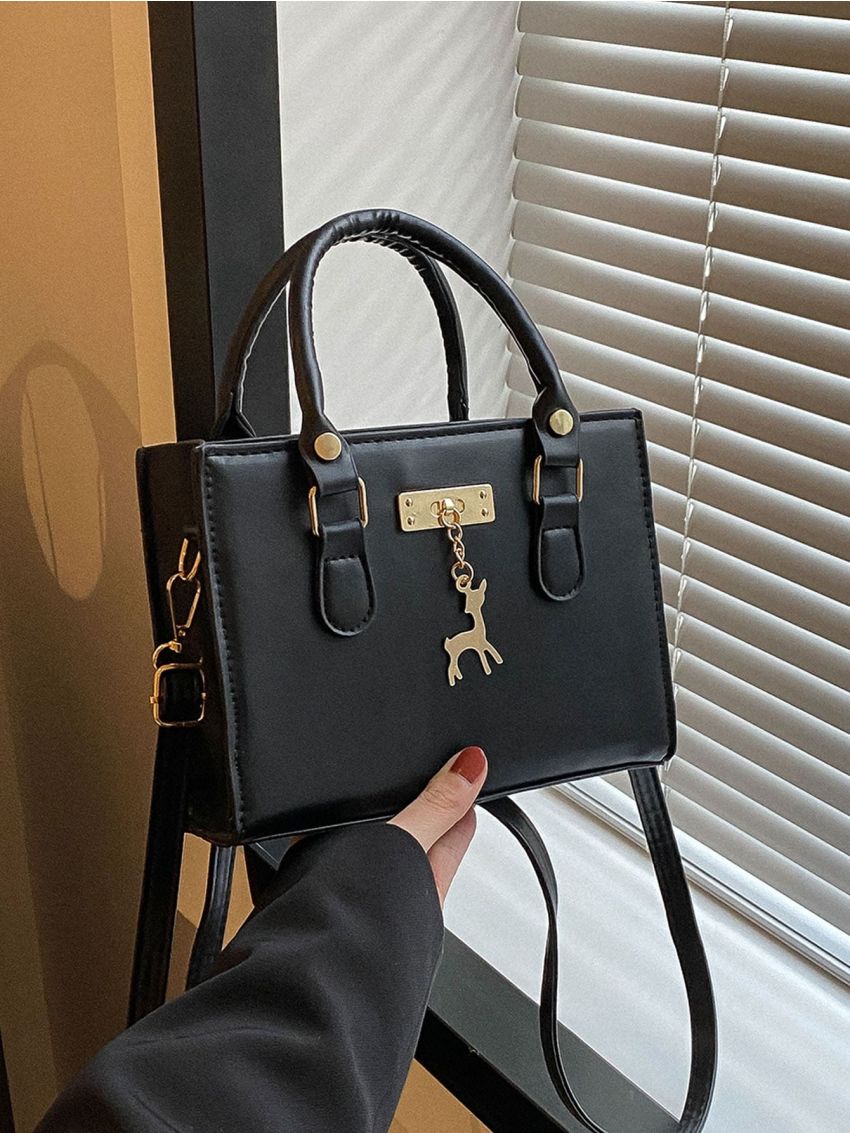 Mini Metal Deer Decor Square Bag