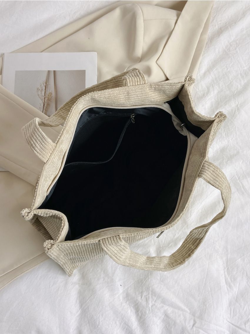 Metal Decor Shopper Bag