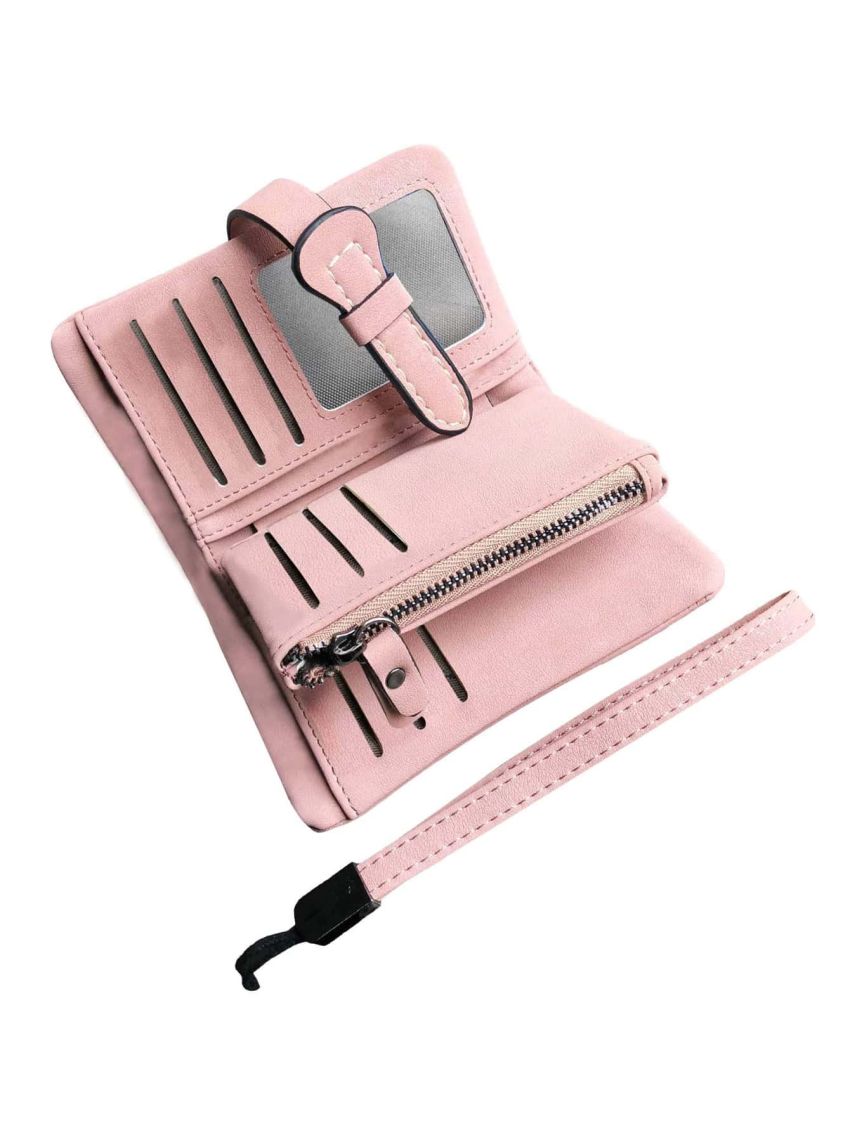 Stitch Detail Small Wallet