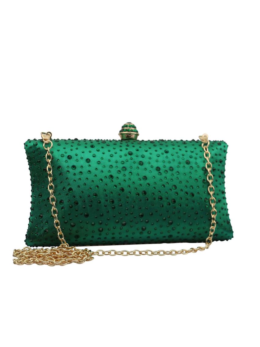 Mini Rhinestone Decor Box Bag