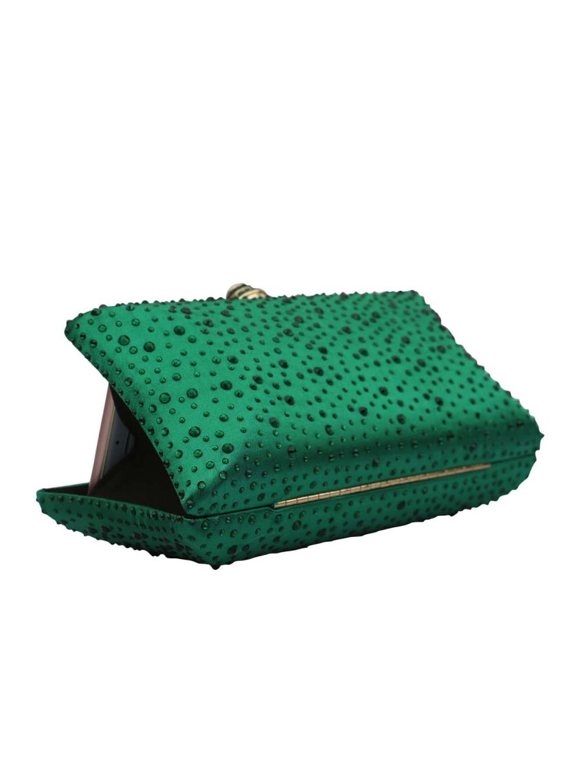 Mini Rhinestone Decor Box Bag
