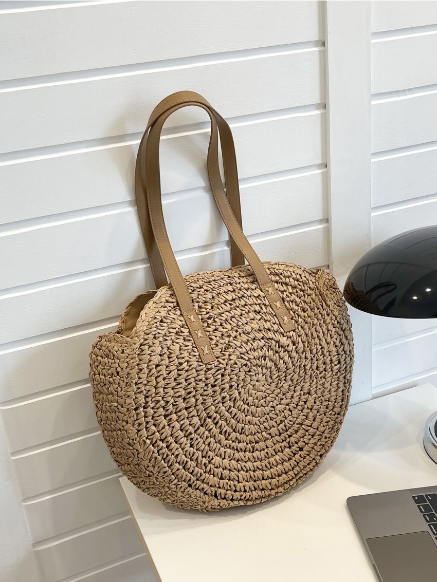 Minimalist Straw Bag