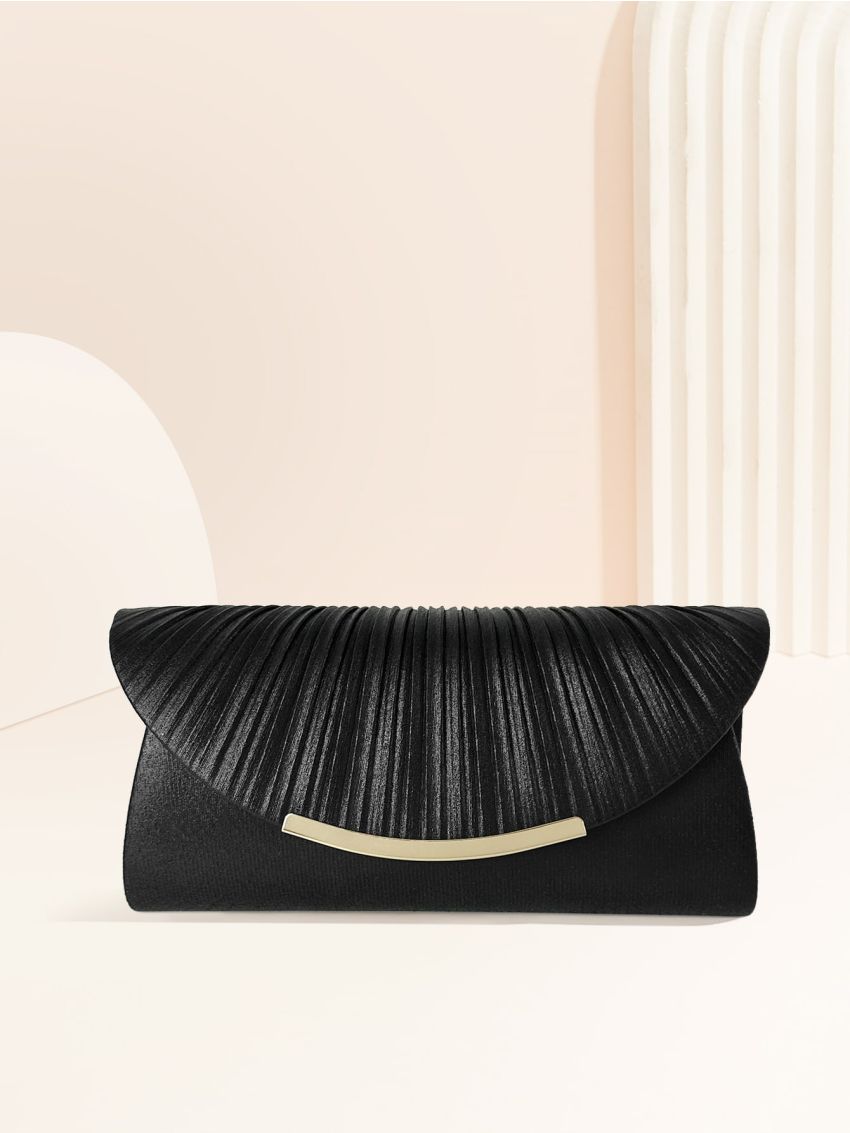 Glitter Metal Decor Flap Envelope Bag