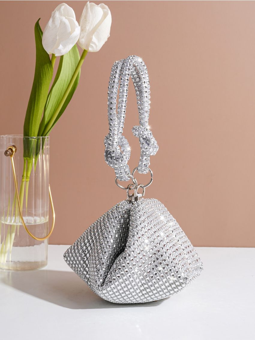 Mini Rhinestone Decor Novelty Bag