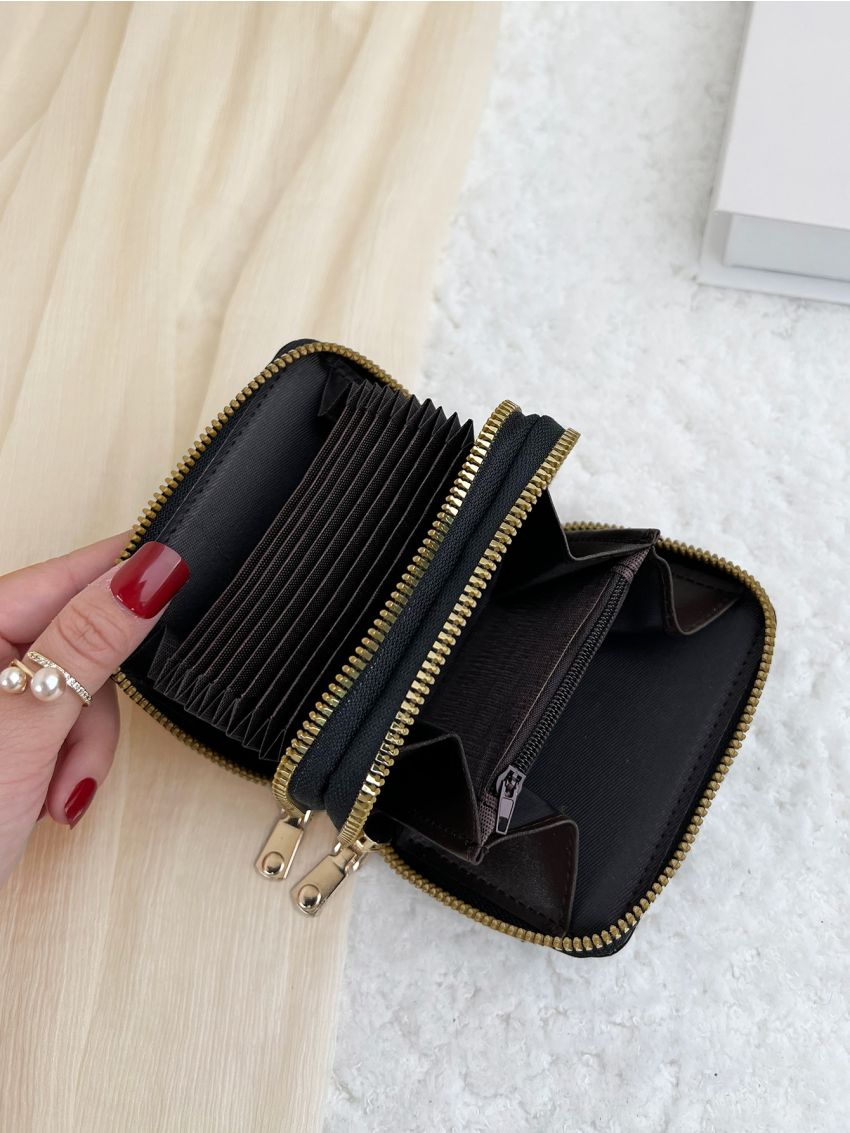 Crocodile Embossed Card Holder Multi-Card Card Organizer For Storage Credit Cards