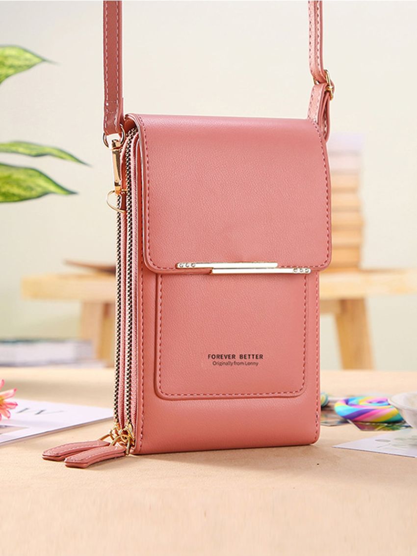 Letter Detail Phone Wallet