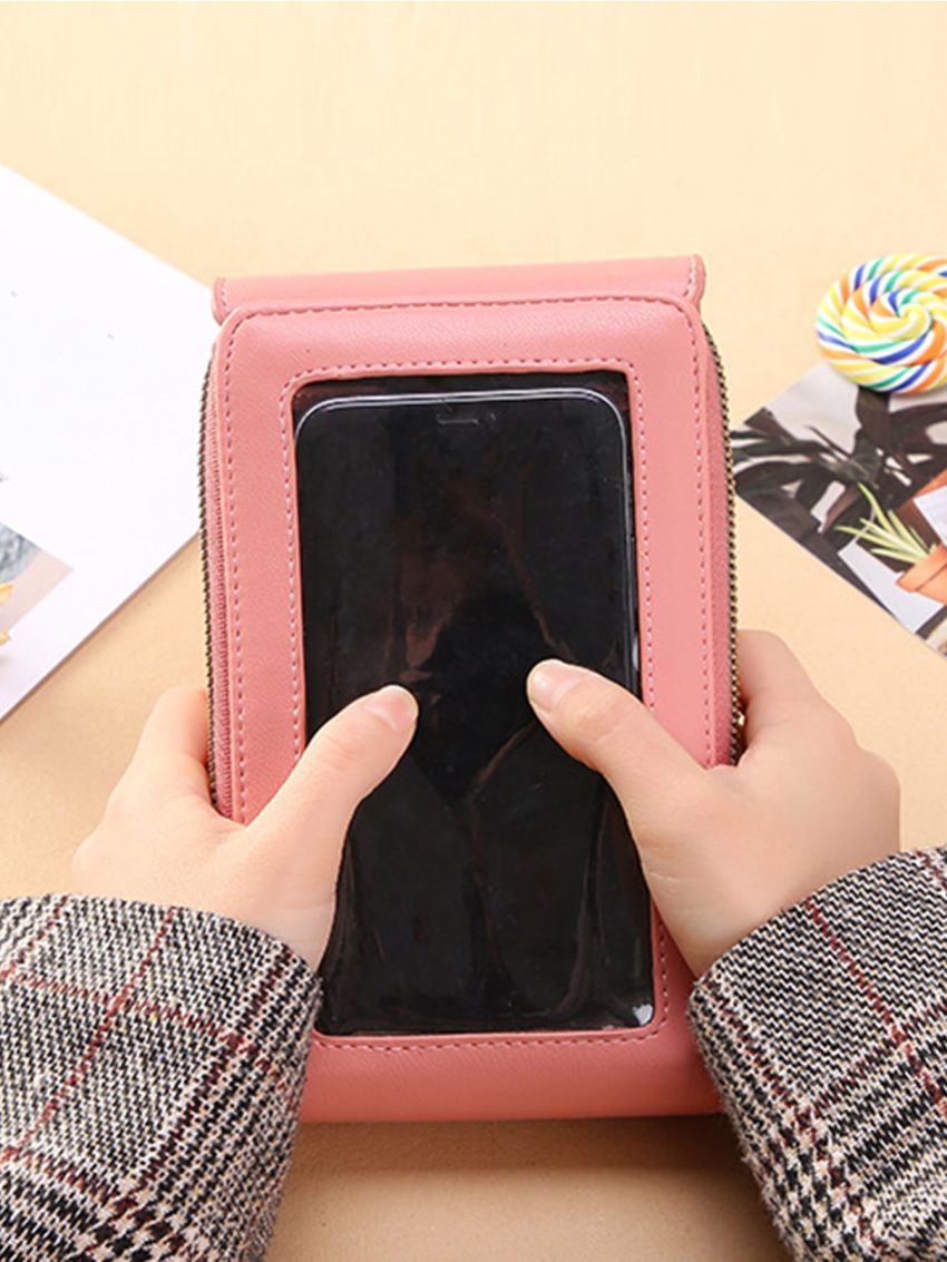 Letter Detail Phone Wallet