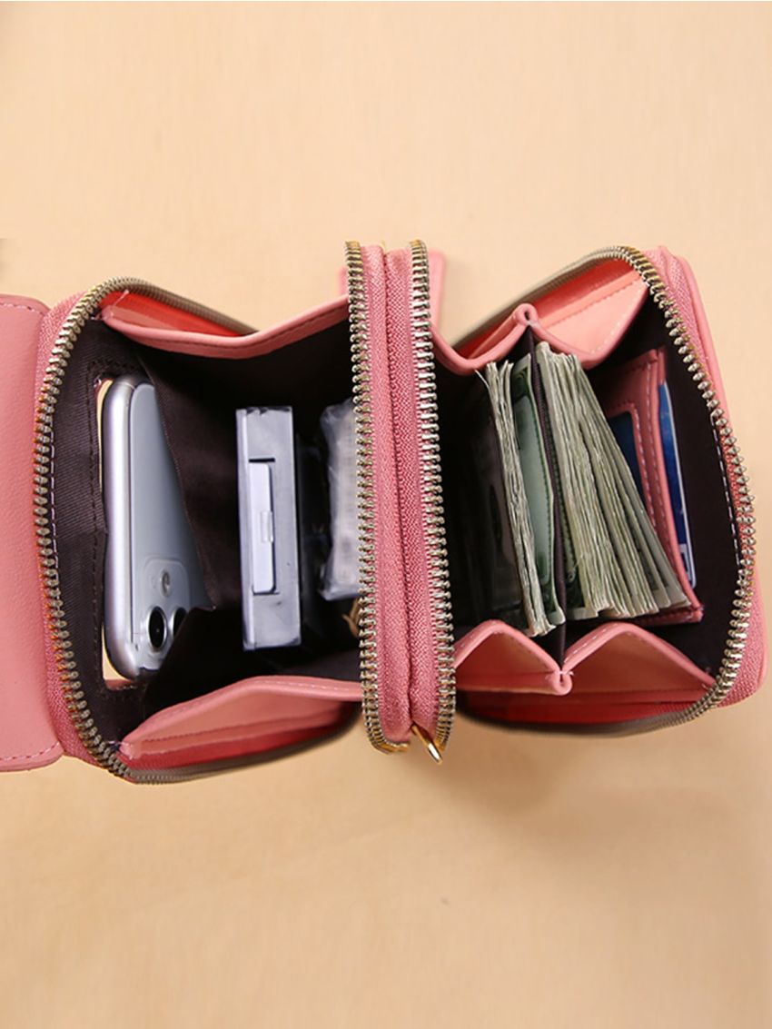 Letter Detail Phone Wallet