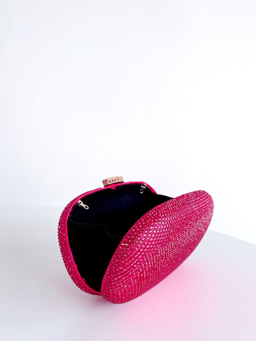 Mini Rhinestone Decor Box Bag