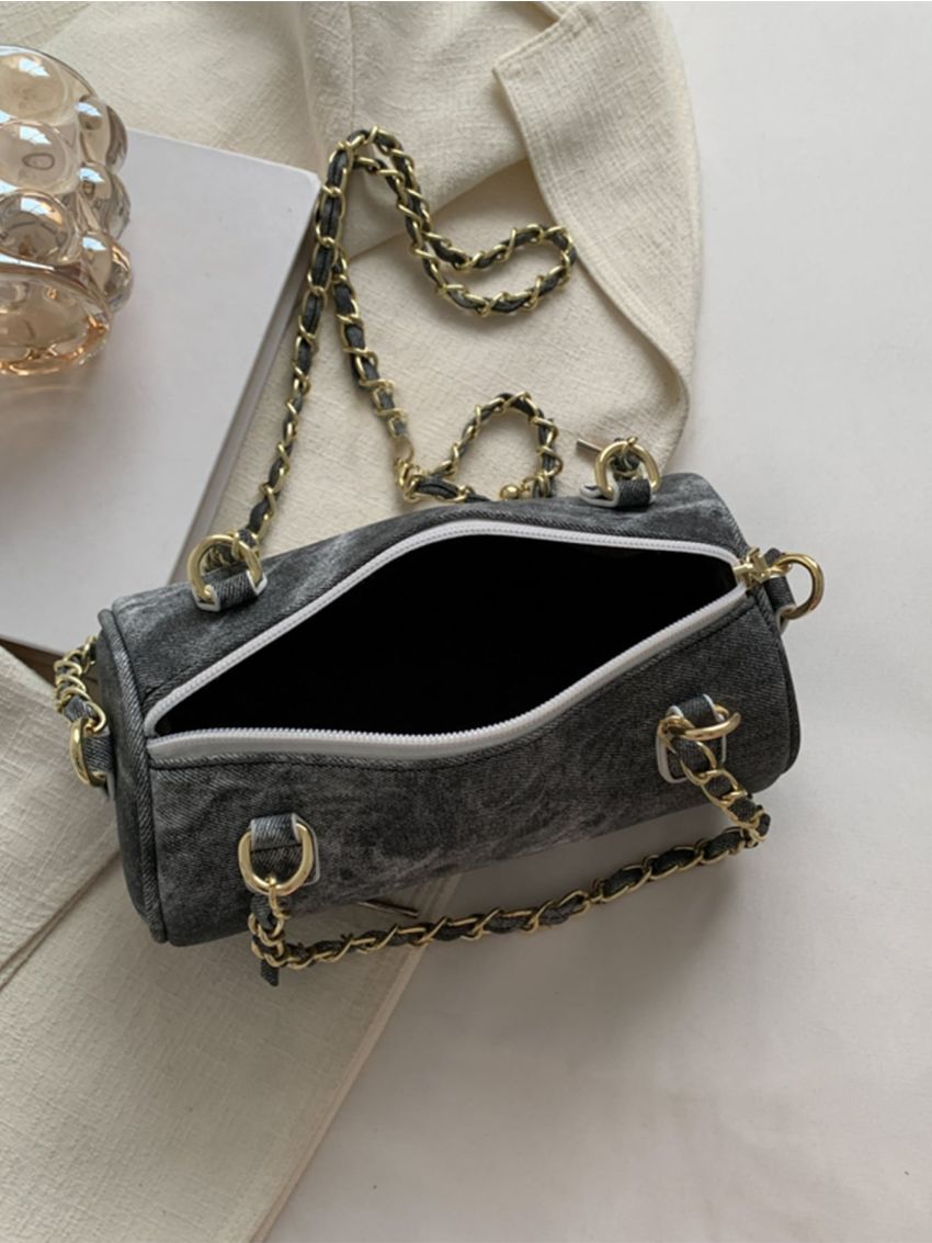 Mini Tie Dye Chain Bucket Bag