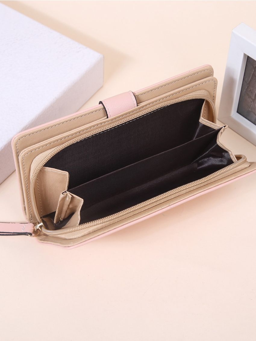 Leaf Graphic Long Wallet