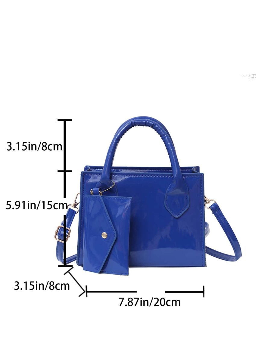Mini Minimalist Square Bag With Coin Purse
